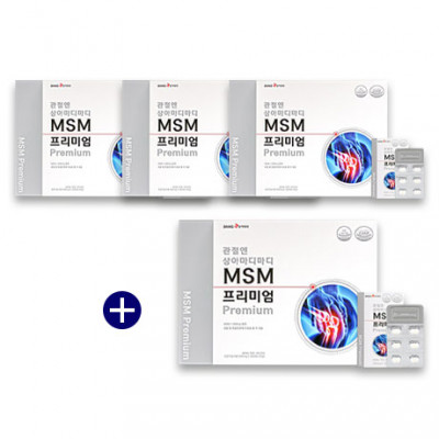 [상아제약]관절엔 상아 마디마디 프리미엄 MSM(500mg*360정)1박스/2박스/4박스